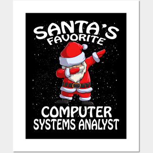 Santas Favorite Computer Systems Analyst Christmas Posters and Art